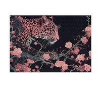 Puzzle pour Adolescents 1000pcs(38x26cm) Leopard in Blossoms Puzzles pour Adolescents, Jouets À Monter Soi-même, Anti-Stress, À Offrir en Cadeau À Toute La Famille 1000pcs(38x26cm)