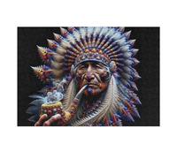 Puzzle pour Adolescents 1000pcs(38x26cm) Spirit Weaver Indian Puzzles pour Adolescents, Jouets À Monter Soi-même, Anti-Stress, À Offrir en Cadeau À Toute La Famille 1000pcs(38x26cm)