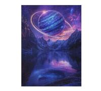 Puzzle pour Adolescents 1000pcs(52x38cm) Galactic Reflections Celestial Lake Scene -1 Puzzle pour Adultes - Jeux Relaxants - Défi Difficile - Aide À Exercer Le Cerveau 1000pcs(52x38cm)