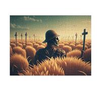 Puzzle pour Adolescents 1000pcs(52x38cm) Peace by War Puzzles pour Adolescents, Jouets À Monter Soi-même, Anti-Stress, À Offrir en Cadeau À Toute La Famille 1000pcs(52x38cm)