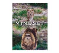Puzzle pour Adolescents 1000pcs(52x38cm) Pièces De Puzzle Lion Mindset is Everything Puzzle pour Adultes - Jouet Anti-Stress - Cadeau d'anniversaire - Difficile À Compléter 1000pcs(52x38cm)