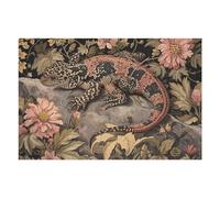 Puzzle pour Adolescents 1000pcs(75x50cm) Amazonian Iguana in Floral Paradise Puzzles pour Adolescents, Jouets À Monter Soi-même, Anti-Stress, À Offrir en Cadeau À Toute La Famille 1000pcs(75x50cm)