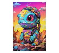 Puzzle pour Adolescents 1000pcs(75x50cm) Colorful Lizard Art Print-2 Puzzle pour Adultes, Jeu De Réflexion Et De Logique, pour Les Amis Et La Famille 1000pcs(75x50cm)