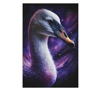 Puzzle pour Adolescents 1000pcs(75x50cm) Cosmic Swan Art Print-11 Puzzle pour Adultes, Jeu Manuel, Décoration Intérieure, Idéal comme Cadeau pour Toute La Famille 1000pcs(75x50cm)