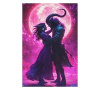 Puzzle pour Adolescents 1000pcs(75x50cm) Fantasy Romance Under The Moonlight Puzzle pour Adultes - Jeux Relaxants - Défi Difficile - Aide À Exercer Le Cerveau 1000pcs(75x50cm)