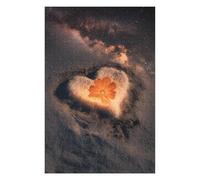Puzzle pour Adolescents 1000pcs(75x50cm) Galaxy Heart Sand Flower Puzzles pour Adultes, Jouet, Décoration Murale, Décoration Intérieure pour Anniversaire, Noël 1000pcs(75x50cm)