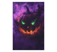 Puzzle pour Adolescents 1000pcs(75x50cm) Halloween Pumpkin Horror Artwork Puzzles pour Adultes - Jeu Manuel, Amusant Et Stimulant - Cadeaux 1000pcs(75x50cm)