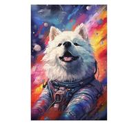 Puzzle pour Adolescents 1000pcs(75x50cm) Pièces De Puzzle Space Dog Adventure-347 Puzzles pour Adultes Jeux Relaxants Assemblage De Motifs pour Les Jeux 1000pcs(75x50cm)