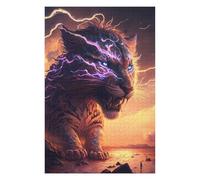 Puzzle pour Adolescents 1000pcs(75x50cm) Thundering Beast Epic Fantasy Art Puzzles pour Adultes, Jouet, Décoration Murale, Décoration Intérieure pour Anniversaire, Noël 1000pcs(75x50cm)