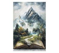 Puzzle pour Adolescents 1000pcs(75x50cm) Tome of Endless Realms Puzzles pour Adultes, Jouets À Monter Soi-même, Améliorent La Mémoire, Idéal comme Cadeau 1000pcs(75x50cm)