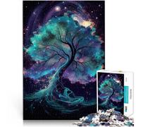 Puzzle pour Adolescents 2000 pièces Arbre de Vie Cosmique Entraînez Votre Cerveau et Vos Mains Super Cadeau 70x100cm