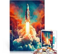 Puzzle pour Adolescents 2000 pièces Fumée de fusée Jeux éducatifs Décoration d'intérieur Cadeau d'anniversaire, Cadeaux 70x100cm