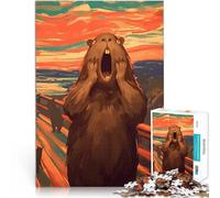 Puzzle pour Adolescents 2000 pièces Le cri du Capybara Entraînez Votre Cerveau et Vos Mains Idées Cadeaux 70x100cm