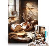 Puzzle pour Adolescents 2000 pièces Nature Morte au Pain Rustique Staycation Tuer Le Temps Collection d'artistes, Beaux-Arts 70x100cm