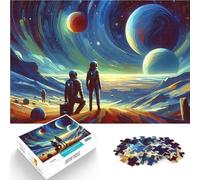 Puzzle pour Adolescents 2000 pièces Neptune Gaze III Jouets de Jeu pour Cadeau Familial Renforcer l'amour Entre Les Couples 70x100cm