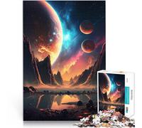 Puzzle pour Adolescents 2000 pièces Paysage de l'aube du Cosmos Difficile et défi Chaque pièce est Unique - Jeu Familial Stimulant et Amusant 70x100cm