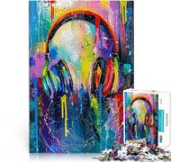 Puzzle pour Adolescents 2000 pièces Rythme en Couleurs Jouets de Divertissement Familial Cadeau d'œuvre d'art 70x100cm