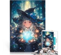 Puzzle pour Adolescents 2000 pièces Sorcière d'anime dans Les Bois Impossible Chaque pièce est Unique - Jeu Familial Stimulant et Amusant 70x100cm