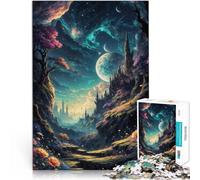 Puzzle pour Adolescents 2000 pièces Vue enchanteresse du château Jeux Jouets Cadeaux Convient pour la décoration de Bureau 70x100cm