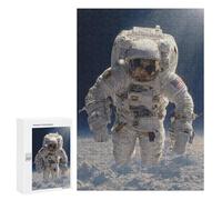 Puzzle pour Adolescents 300 PCS Astronaut Floating in Space-17 Puzzles pour Adultes - Jeu Éducatif Anti-Stress Et Défi Unique 300 PCS