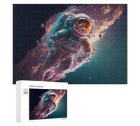 Puzzle pour Adolescents 300 PCS Astronaut in Space Nebula Puzzle pour Adultes - Jouet À Monter Soi-même - Défi Difficile - Cadeaux De Noël Et d'anniversaire 300 PCS