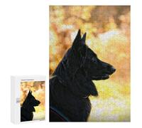Puzzle pour Adolescents 300 PCS Belgian Shepherd Dog Puzzles pour Adolescents - Jouets Anti-Stress - Assemblage De Motifs - Cadeaux Uniques pour Anniversaire Et Noël 300 PCS
