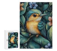 Puzzle pour Adolescents 300 PCS Bird in Lush Foliage Puzzles pour Adolescents - Jouets Anti-Stress - Améliore La Mémoire - Idéal comme Cadeau 300 PCS