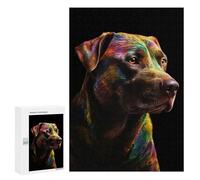 Puzzle pour Adolescents 300 PCS Colorful Dog Puzzles pour Adolescents - Jouets Anti-Stress - Assemblage De Motifs - Cadeaux Uniques pour Anniversaire Et Noël 300 PCS