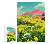 Puzzle pour Adolescents 300 PCS Colorful Fantasy Landscape -2 Puzzle pour Adultes - Jeu Manuel - Décoration Murale - Cadeaux Uniques pour Anniversaire Et Noël 300 PCS