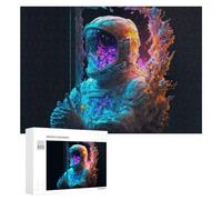 Puzzle pour Adolescents 300 PCS Cosmic Astronaut Space Exploration Artwork -1 Puzzle pour Adultes - Jouet À Monter Soi-même - Défi Difficile - Cadeaux De Noël Et d'anniversaire 300 PCS