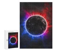 Puzzle pour Adolescents 300 PCS Cosmic Eclipse Puzzles pour Adolescents - Jouets Anti-Stress - Améliore La Mémoire - Idéal comme Cadeau 300 PCS