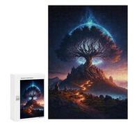Puzzle pour Adolescents 300 PCS Enchanted Tree of Light Puzzles pour Adultes Découpe De Précision Stimule Le Cerveau Jeu Amusant Et Stimulant pour Toute La Famille 300 PCS