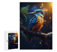 Puzzle pour Adolescents 300 PCS Epic Rainy Kingfisher Puzzles pour Adultes Jeux De Bricolage Analyse Et Logique Jeu Stimulant Cadeaux 300 PCS