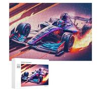 Puzzle pour Adolescents 300 PCS Formula 1 Speed Racing Car Artwork Puzzle pour Adultes - Jeux Relaxants - Décoration Intérieure - Cadeaux Uniques d'anniversaire Et De Noël 300 PCS
