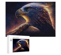 Puzzle pour Adolescents 300 PCS Galactic Eagle A Cosmic Portrait Puzzle pour Adultes Jeux Amusants Cadeaux De Décoration Parfaits pour Les Amis Et La Famille 300 PCS