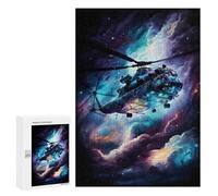 Puzzle pour Adolescents 300 PCS Galactic Helicopter Adventure -13 Puzzles pour Adultes - Jeu Éducatif Anti-Stress Et Défi Unique 300 PCS