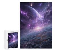 Puzzle pour Adolescents 300 PCS Galactic Stormscape Puzzles pour Adultes Découpe De Précision Stimule Le Cerveau Jeu Amusant Et Stimulant pour Toute La Famille 300 PCS