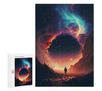 Puzzle pour Adolescents 300 PCS Gateway to The Cosmos Puzzles pour Adolescents - Jouets Anti-Stress - Améliore La Mémoire - Idéal comme Cadeau 300 PCS