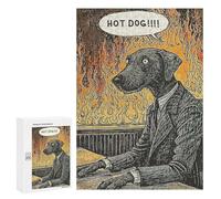 Puzzle pour Adolescents 300 PCS Hot Dog Puzzles pour Adolescents - Jouets Anti-Stress - Améliore La Mémoire - Idéal comme Cadeau 300 PCS