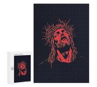 Puzzle pour Adolescents 300 PCS Jesus Christ Crown of Thorns Puzzles pour Adolescents - Jouets Anti-Stress - Améliore La Mémoire - Idéal comme Cadeau 300 PCS