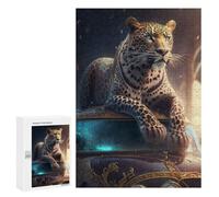 Puzzle pour Adolescents 300 PCS Leopard Classic Car Puzzles pour Adolescents - Jouets Anti-Stress - Améliore La Mémoire - Idéal comme Cadeau 300 PCS