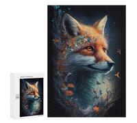Puzzle pour Adolescents 300 PCS Magical Fox Art Print Puzzles pour Adultes Découpe De Précision Stimule Le Cerveau Jeu Amusant Et Stimulant pour Toute La Famille 300 PCS