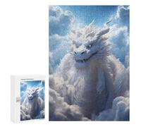 Puzzle pour Adolescents 300 PCS Mystical Cloud Dragon Puzzles pour Adolescents - Jouets Anti-Stress - Améliore La Mémoire - Idéal comme Cadeau 300 PCS