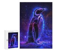 Puzzle pour Adolescents 300 PCS Penguin Animal Space Puzzles pour Adolescents - Jouets Anti-Stress - Améliore La Mémoire - Idéal comme Cadeau 300 PCS