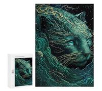 Puzzle pour Adolescents 300 PCS Pièces De Puzzle Cougar Puzzles pour Adolescents - Décoration Murale - Cadeaux pour Femmes, Amis Et Famille 300 PCS
