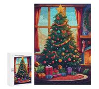 Puzzle pour Adolescents 300 PCS Pièces De Puzzle Cozy Christmas Corner Puzzles pour Adolescents - Décoration Murale - Cadeaux pour Femmes, Amis Et Famille 300 PCS