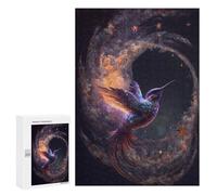 Puzzle pour Adolescents 300 PCS Pièces De Puzzle Enchanted Cosmic Hummingbird Puzzles pour Adolescents - Décoration Murale - Cadeaux pour Femmes, Amis Et Famille 300 PCS