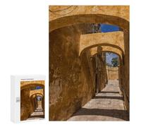 Puzzle pour Adolescents 300 PCS Pièces De Puzzle Gozo Citadel Narrow Street Puzzles pour Adolescents - Décoration Murale - Cadeaux pour Femmes, Amis Et Famille 300 PCS
