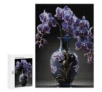 Puzzle pour Adolescents 300 PCS Pièces De Puzzle Purple Orchid in A Vase Puzzles pour Adolescents - Décoration Murale - Cadeaux pour Femmes, Amis Et Famille 300 PCS