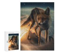 Puzzle pour Adolescents 300 PCS Pièces De Puzzle The Fox on The Rocket Puzzles pour Adolescents - Décoration Murale - Cadeaux pour Femmes, Amis Et Famille 300 PCS